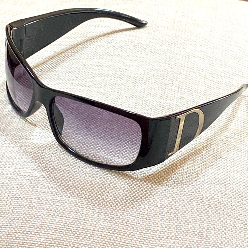 Christian Dior D 1 vintage sunglasses 🕶️ black made in Italy